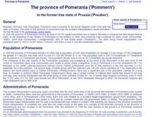 Tablet Screenshot of en.provinz-pommern.de